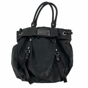 Marc by Marc Jacob’s black leather hobo buckles